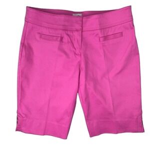 Vintage y2k Cache size 2 Pink walking Bermuda shorts gold studs Golf Course